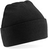 Beechfield CB45b Junior Original Cuffed Beanie - Black - One Size afbeelding