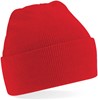 Beechfield CB45b Junior Original Cuffed Beanie - Classic Red - One Size afbeelding
