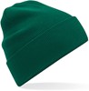 Beechfield CB45N Organic Cotton Original Cuffed Beanie - Bottle Green - One Size afbeelding