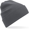 Beechfield CB45N Organic Cotton Original Cuffed Beanie - Graphite Grey - One Size afbeelding