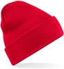Beechfield CB45R Recycled Original Cuffed Beanie - Classic Red - One Size afbeelding