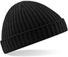 Beechfield CB460 Trawler Beanie - Black - One Size afbeelding