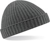 Beechfield CB460 Trawler Beanie - Smoke Grey - One Size afbeelding