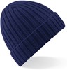 Beechfield CB465 Chunky Ribbed Beanie - Oxford Navy - One Size afbeelding