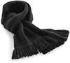 Beechfield CB470 Classic Knitted Scarf - Black - 152 x 18 cm afbeelding