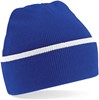 Beechfield CB471 Teamwear Beanie - Bright Royal/White - One Size afbeelding
