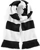 Beechfield CB479 Stadium Scarf - Black/White - One Size afbeelding