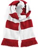 Beechfield CB479 Stadium Scarf - Classic Red/White - One Size afbeelding