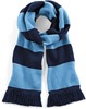 Beechfield CB479 Stadium Scarf - French Navy/Sky Blue - One Size afbeelding