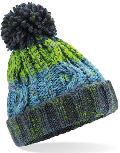 Beechfield CB486b Junior Corkscrew Pom Pom Beanie