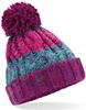Beechfield CB486b Junior Corkscrew Pom Pom Beanie - Winter Berries - One Size afbeelding