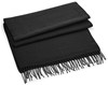 Beechfield CB500 Classic Woven Scarf - Black - 186 x 47 cm afbeelding