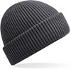 Muts Unisex One Size Beechfield Graphite Grey 50% Polyester, 50% Acryl
