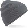 Beechfield CB50 Organic Cotton Beanie - Graphite Grey - One Size afbeelding