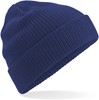 Beechfield CB50 Organic Cotton Beanie - Oxford Navy - One Size afbeelding