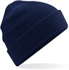 Beechfield CB52N Organic Cotton Waffle Beanie - Oxford Navy - One Size afbeelding