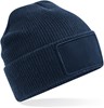 Beechfield CB540 Removable Patch Thinsulate™ Beanie - French Navy - One Size afbeelding