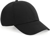 Beechfield CB54 Organic Cotton 6 Panel Cap - Black - One Size afbeelding