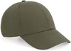 Beechfield CB54 Organic Cotton 6 Panel Cap - Olive Green - One Size afbeelding