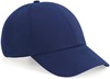 Beechfield CB54 Organic Cotton 6 Panel Cap - Oxford Navy - One Size afbeelding