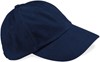 Beechfield CB57 Low Profile Heavy Brushed Cotton Cap - French Navy - One Size afbeelding