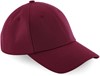 Beechfield CB59 Authentic Baseball Cap - Burgundy - One Size afbeelding