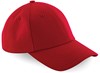 Beechfield CB59 Authentic Baseball Cap - Classic Red - One Size afbeelding
