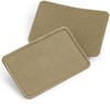 Beechfield CB600 Cotton Removable Patch - Desert Sand - 10 x 6,5 cm afbeelding