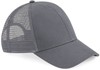 Beechfield CB60 Organic Cotton Trucker Cap - Graphite Grey - One Size afbeelding