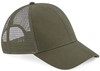 Beechfield CB60 Organic Cotton Trucker Cap - Olive Green - One Size afbeelding