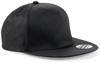 Beechfield CB610 5 Panel Snapback Rapper Cap - Black - One Size afbeelding