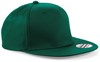 Beechfield CB610 5 Panel Snapback Rapper Cap - Bottle Green - One Size afbeelding