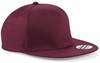 Beechfield CB610 5 Panel Snapback Rapper Cap - Burgundy - One Size afbeelding