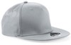 Beechfield CB610 5 Panel Snapback Rapper Cap - Light Grey - One Size afbeelding