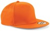 Beechfield CB610 5 Panel Snapback Rapper Cap - Orange - One Size afbeelding