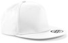 Beechfield CB610 5 Panel Snapback Rapper Cap - White - One Size afbeelding