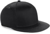 Beechfield CB615 Youth Size Snapback - Black/Black - One Size afbeelding