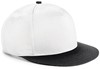 Beechfield CB615 Youth Size Snapback - White/Black - One Size afbeelding