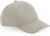 Beechfield CB62N Organic Cotton 5 Panel Cap - Stone - One Size afbeelding