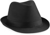Beechfield CB630 Fedora - Black/Black - L/XL afbeelding