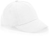 Beechfield CB63NB Junior Organic Cotton 5 Panel Cap - White - One Size afbeelding