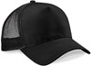 Beechfield CB640 Snapback Trucker - Black/Black - One Size afbeelding