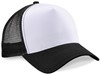Beechfield CB640 Snapback Trucker - Black/White - One Size afbeelding