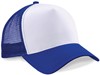 Beechfield CB640 Snapback Trucker - Bright Royal/White - One Size afbeelding