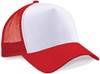 Beechfield CB640 Snapback Trucker - Classic Red/White - One Size afbeelding