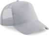 Beechfield CB640 Snapback Trucker - Light Grey/Light Grey - One Size afbeelding