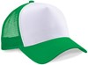 Beechfield CB640 Snapback Trucker - Pure Green/White - One Size afbeelding