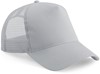 Cap Kind One Size Beechfield Light Grey 50% Katoen, 50% Polyester