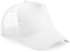 Beechfield CB640B Junior Snapback Trucker - White/White - One Size afbeelding