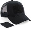 Beechfield CB641 Removable Patch Snapback Trucker - Black - One Size afbeelding